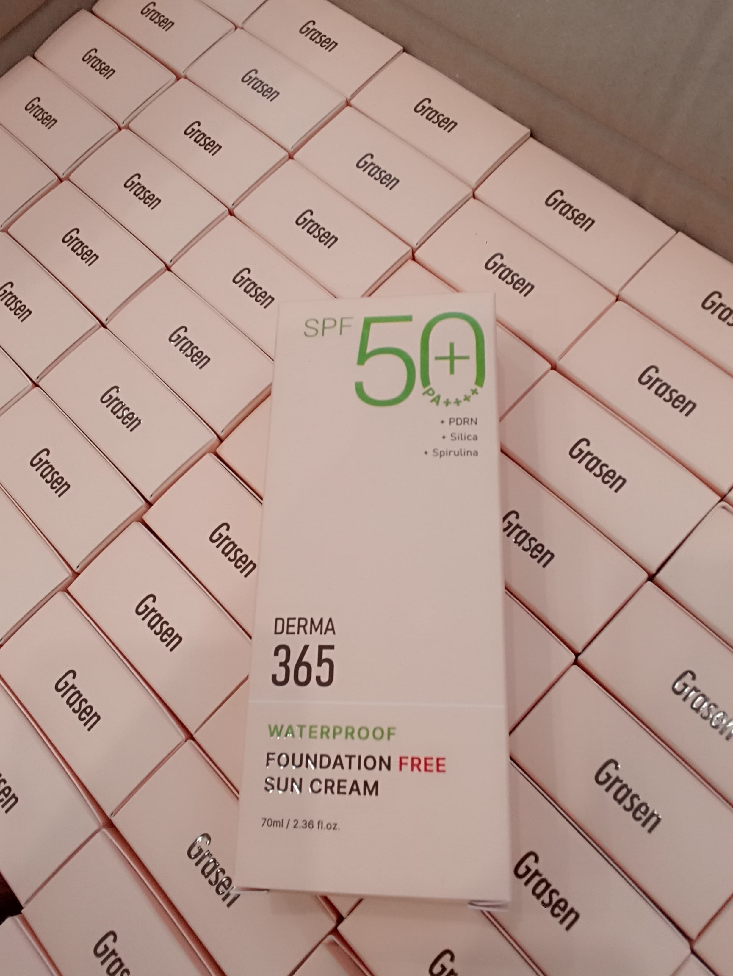 Kem chống nắng Gransen 70ml 25ml Test